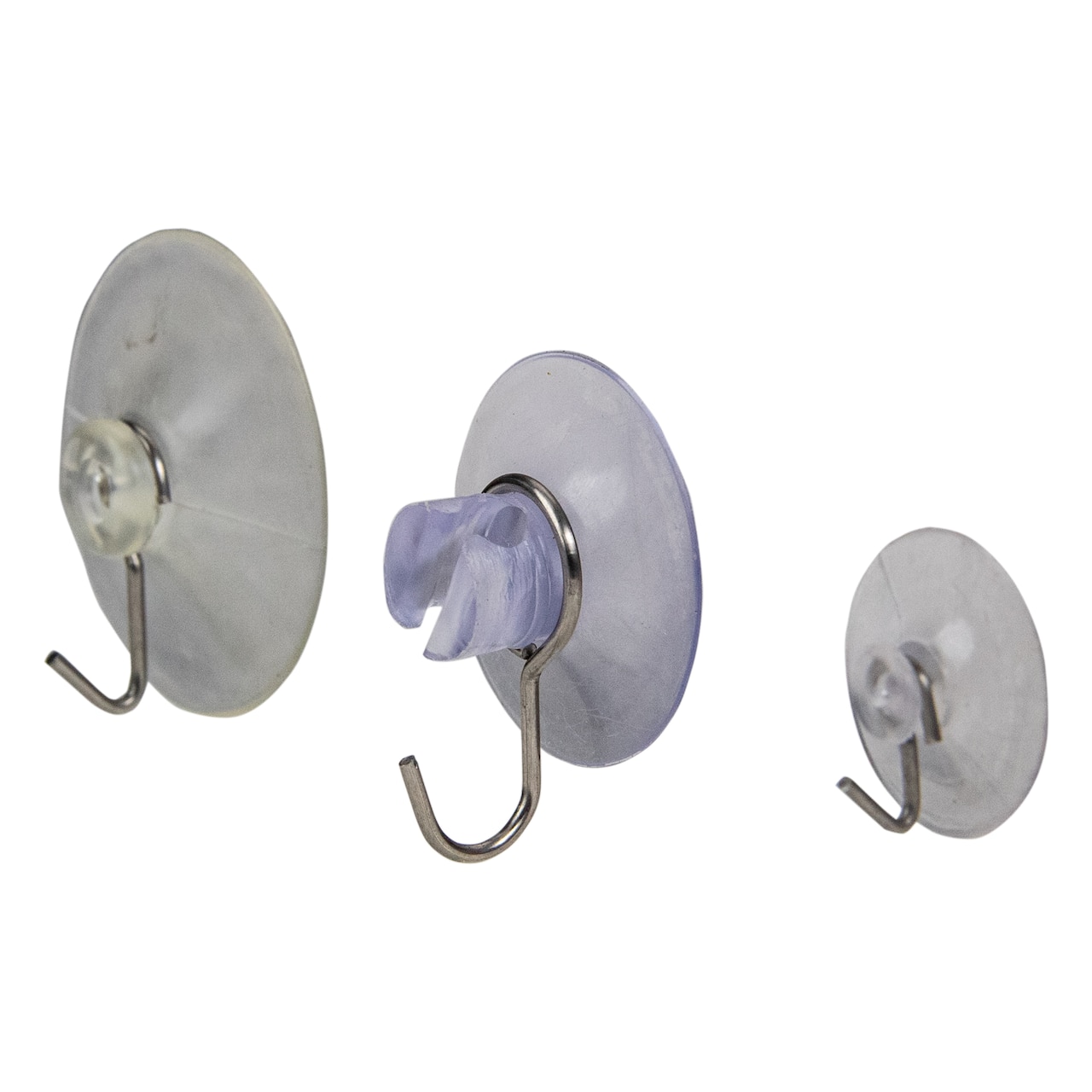 12ct. Assorted Clear Hanging Christmas Suction Cups